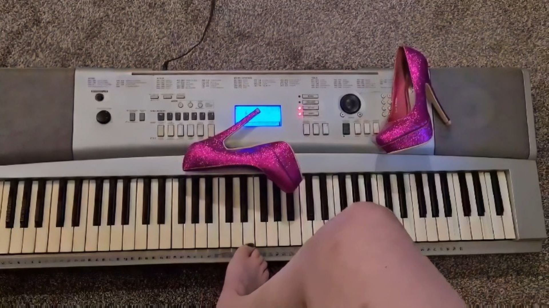 Playing My Keyboard With My Tiny Feet Part 4