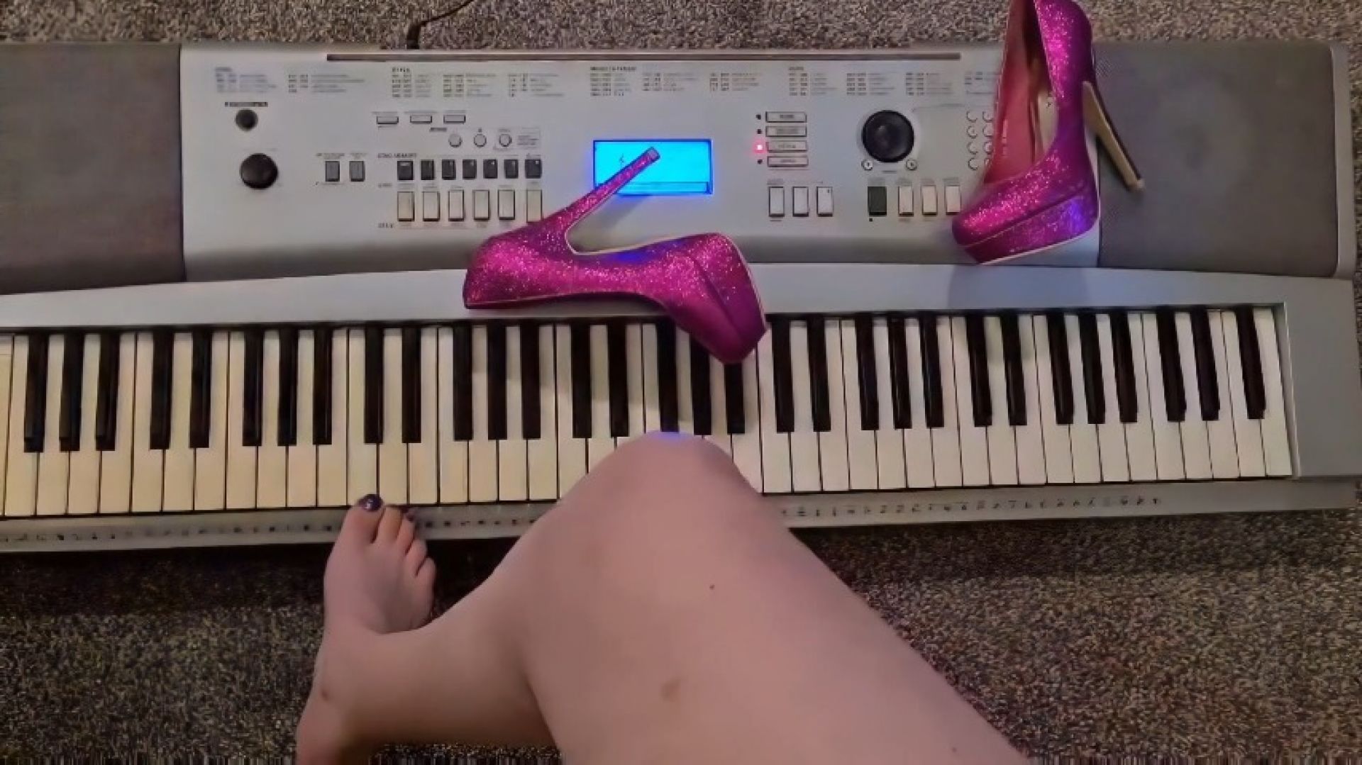 Playing My Keyboard With My Tiny Feet Part 3