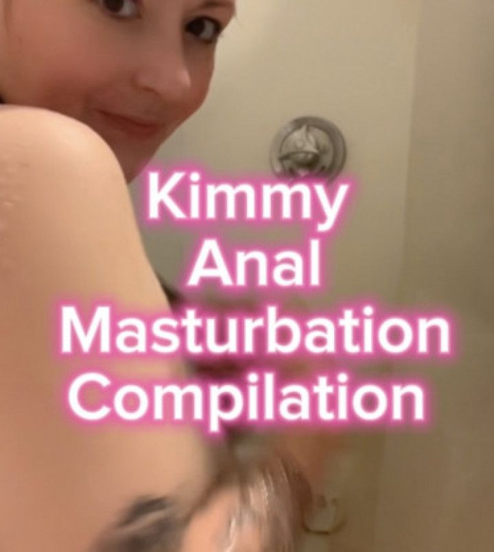 Kimmy Anal Masturbation Shower Compilation