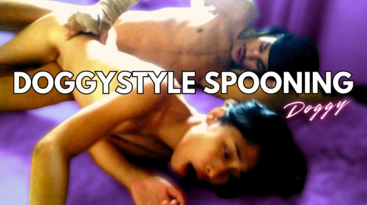 Intense Spooning Doggystyle with Lucy Passion and Pain