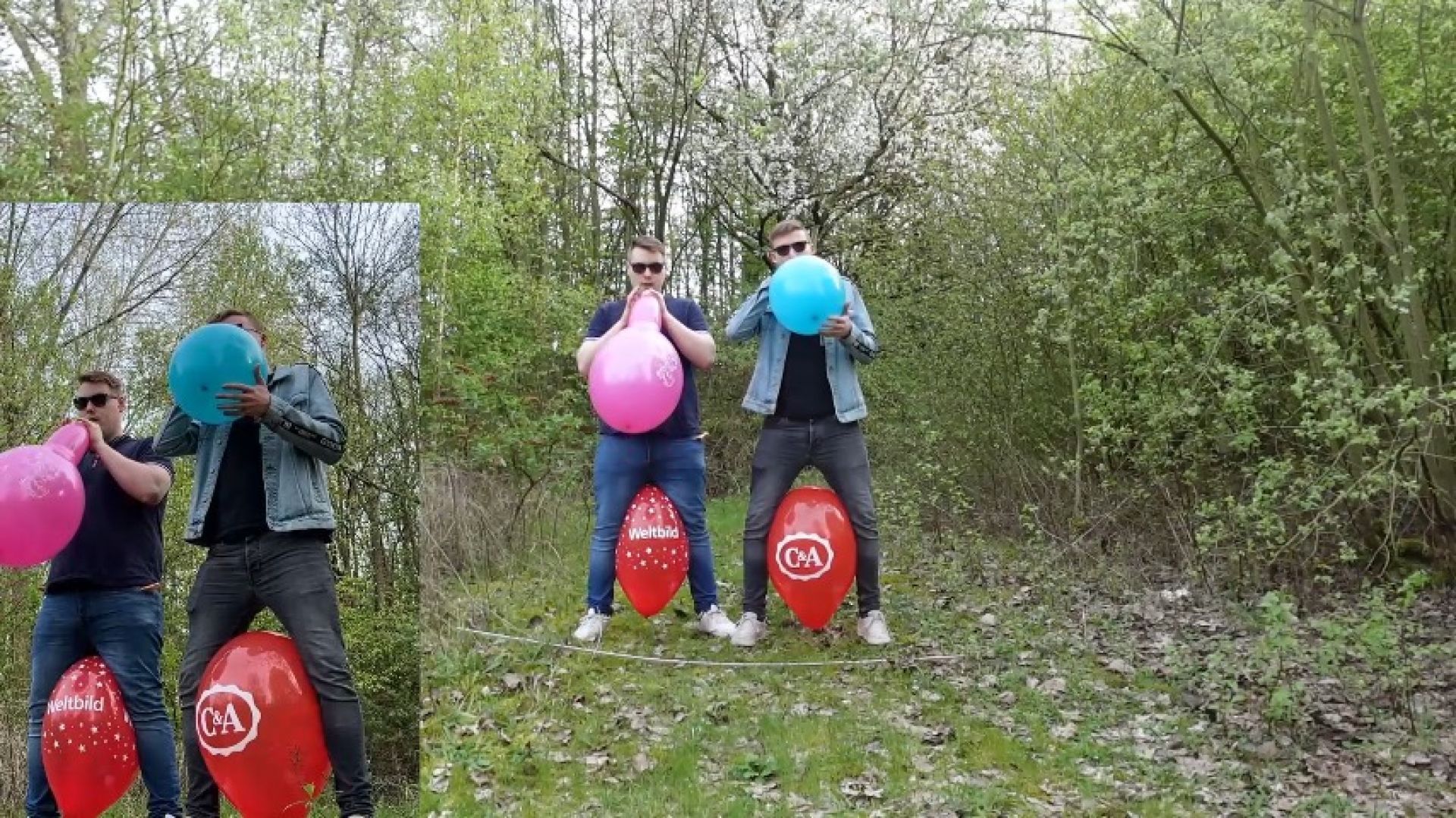 Popping balloons in Wood