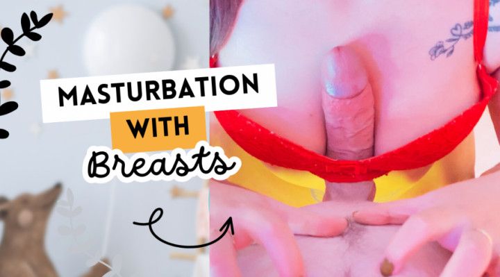 masturbation with breasts