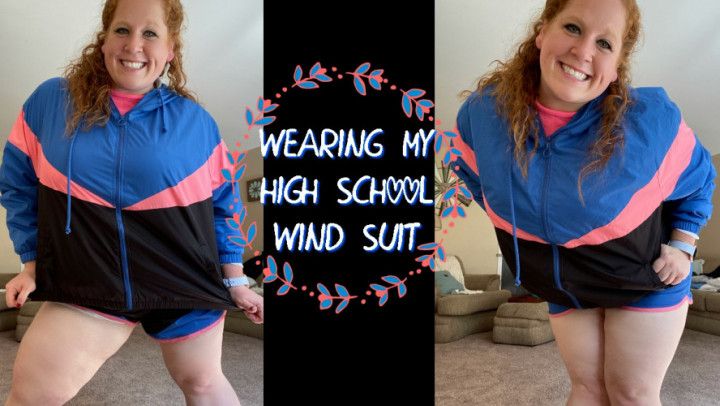 Wearing My High School Wind Suit