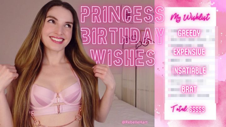 Princess Birthday Wishes