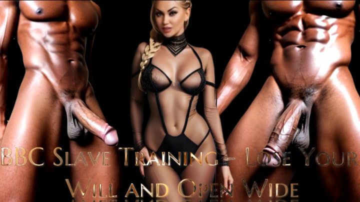 BBC Slave Training - Lose Your Will and Open Wide