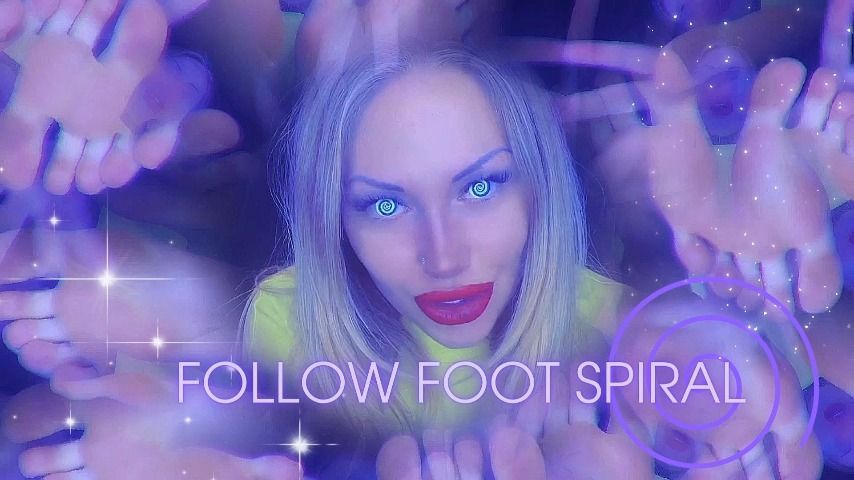 Mesmerizing ASMR! Follow the foot spiral