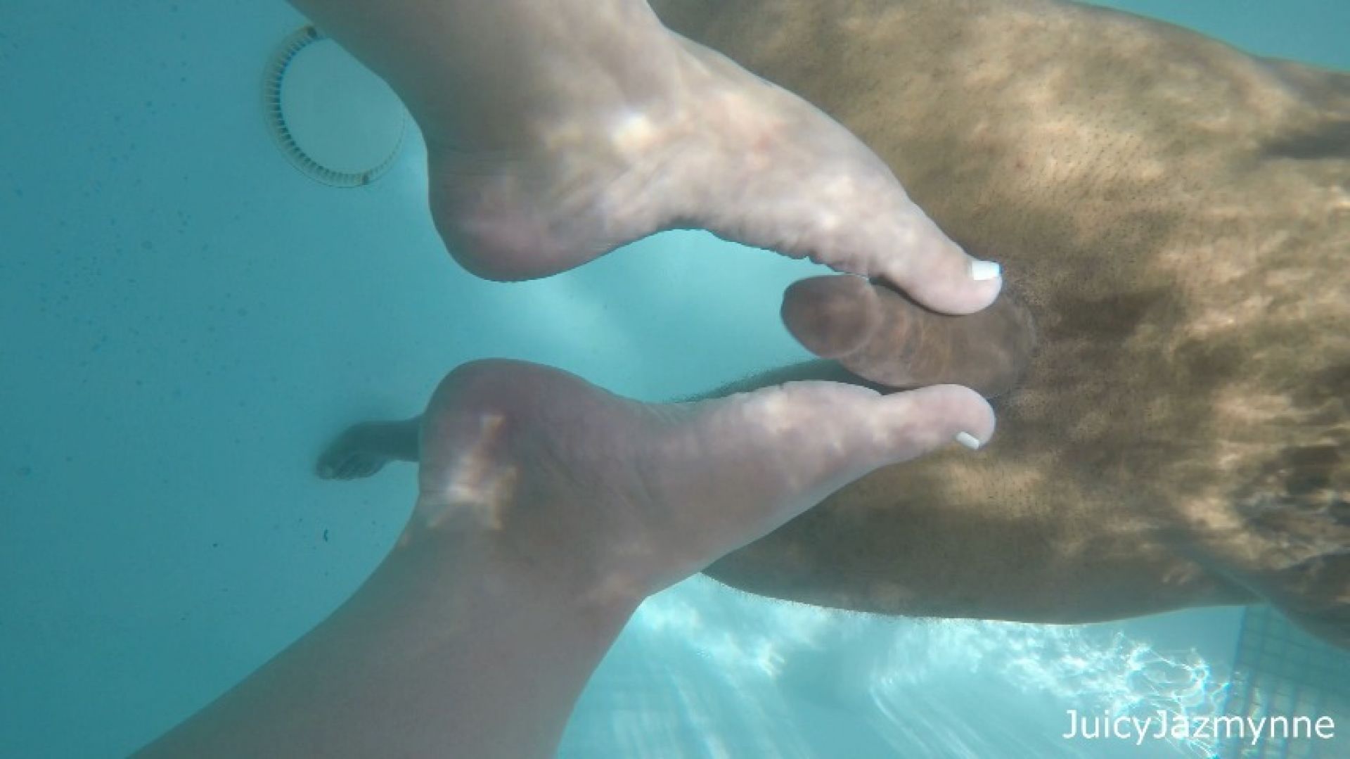 Underwater Foot Job