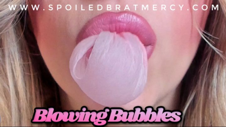 Blowing Bubbles Pink Bubblegum