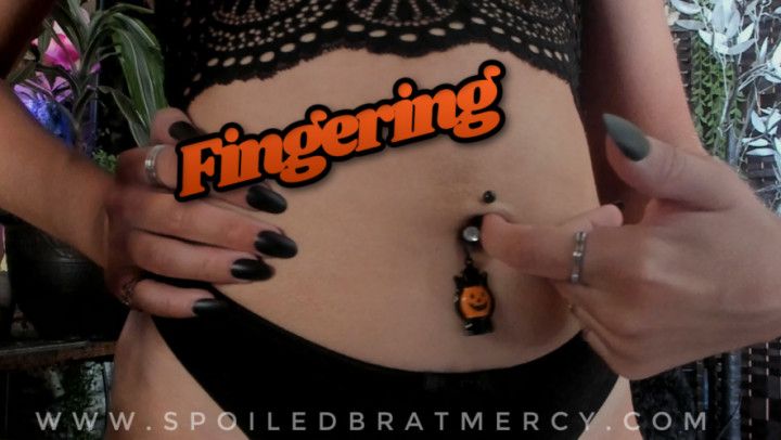 Halloween Black Lantern Belly Button Fingering