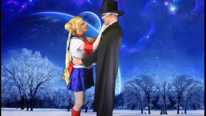 Tuxedo Mask and Sailor Moon