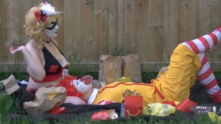 Harley Quinn and Ronald McDonald