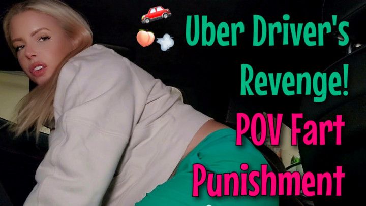 Uber Driver's Revenge - Locked in a Car with Farting Blonde