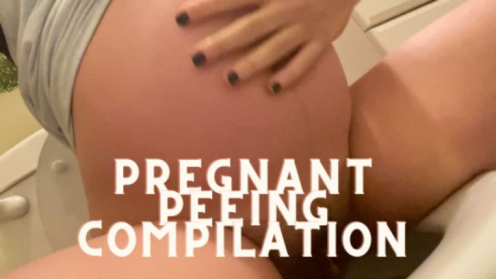 Pregnant Peeing Compilation