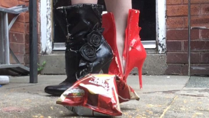 Arikajira Crisps Crush High Heels Saga 6