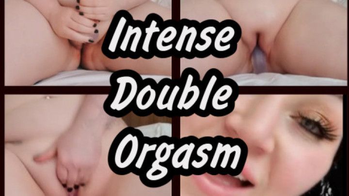 intense double orgasm