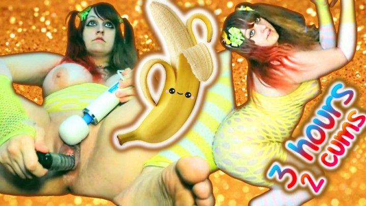 BANANA 2 CUMS 3 Hrs UP CLOSE CUM CREAMY