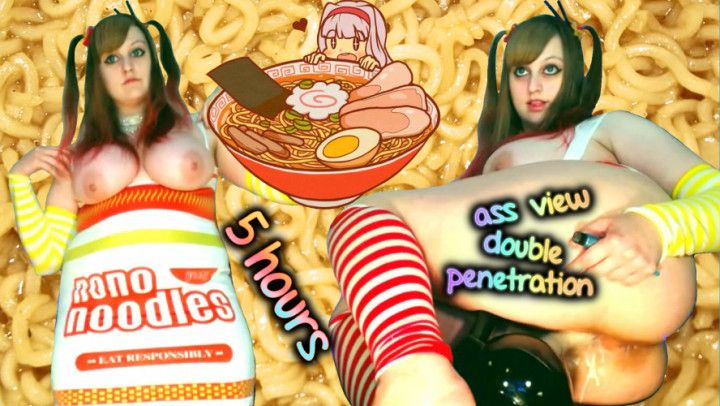 Ramen Ass View Fuck Machine DP Creamy