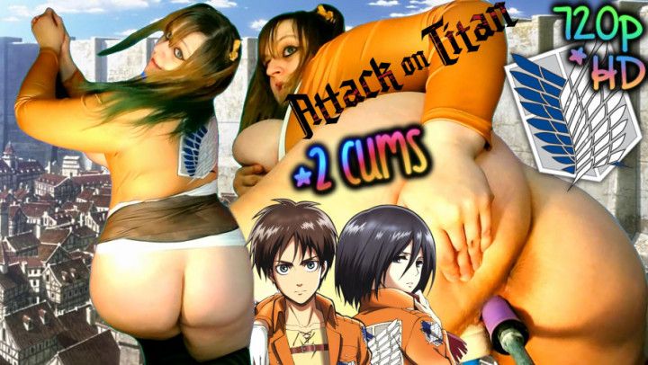 Attack on Titan 2 CUMS Sex Chair Spanks