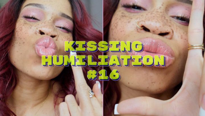 Kissing Humiliation #16- Ebony Femdom Goddess Rosie Reed