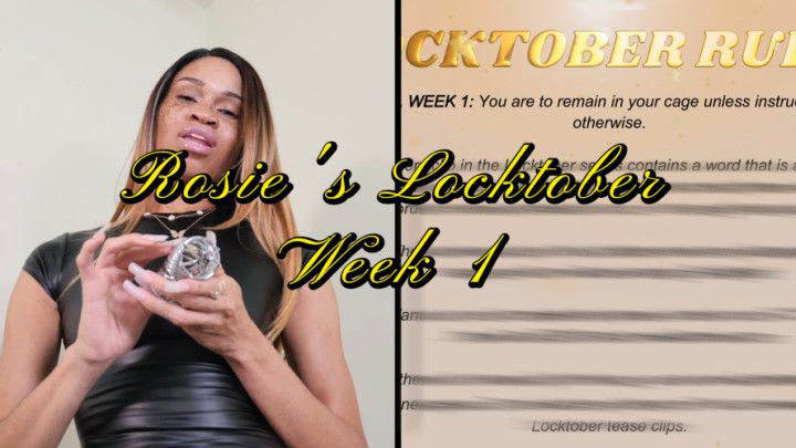 Rosie's Locktober Week 1