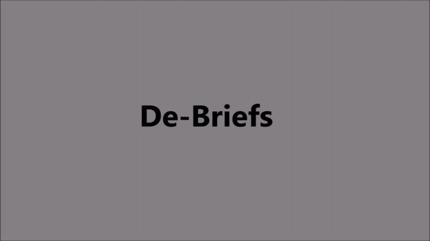 De-Briefs FULL