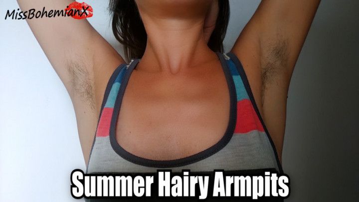 Summer Hairy Armpits Worship - Bratty Goddess Fetish Tease