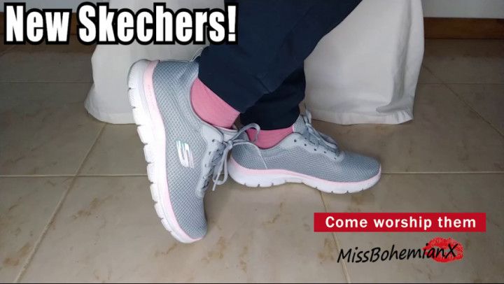 New Skechers Sneakers Tease POV Fetish