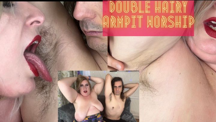 Double Hairy Armpit Worship