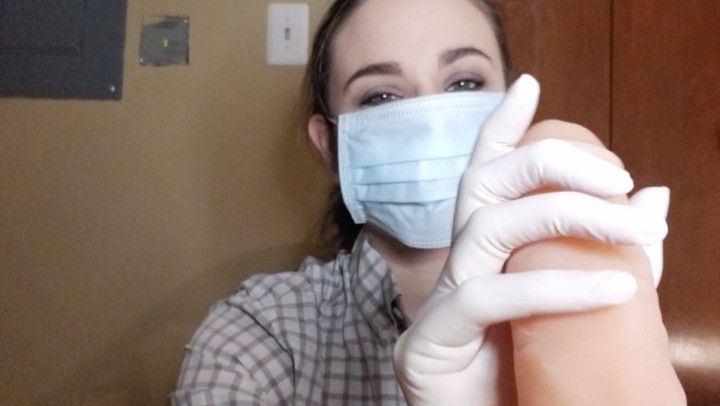 Clinic Intern: Gloved Handjob AUDIO ONLY