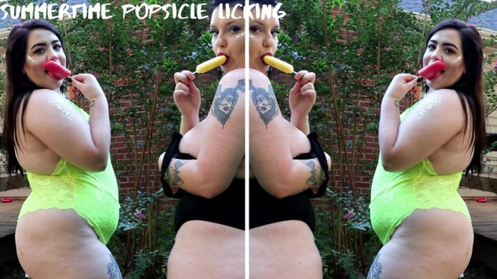 Summertime Popsicle Licking