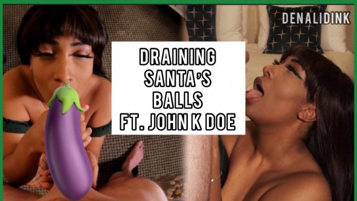 Draining Santas Balls: POV BJ + FACIAL