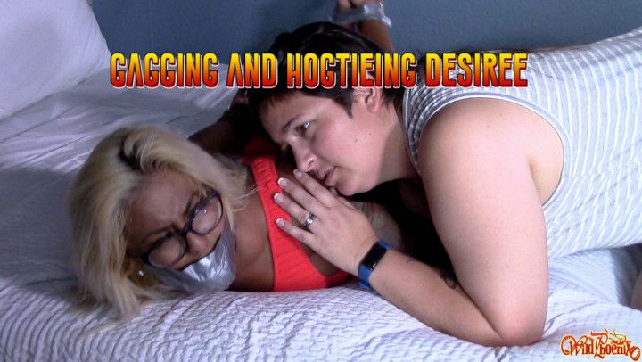 Gagging And Hogtieing Desiree