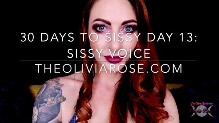 30 Days To Sissy Day 13: Sissy Voice