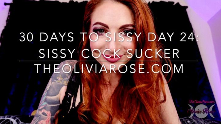 30 Days To Sissy Day 24: Sissy Cock Suck