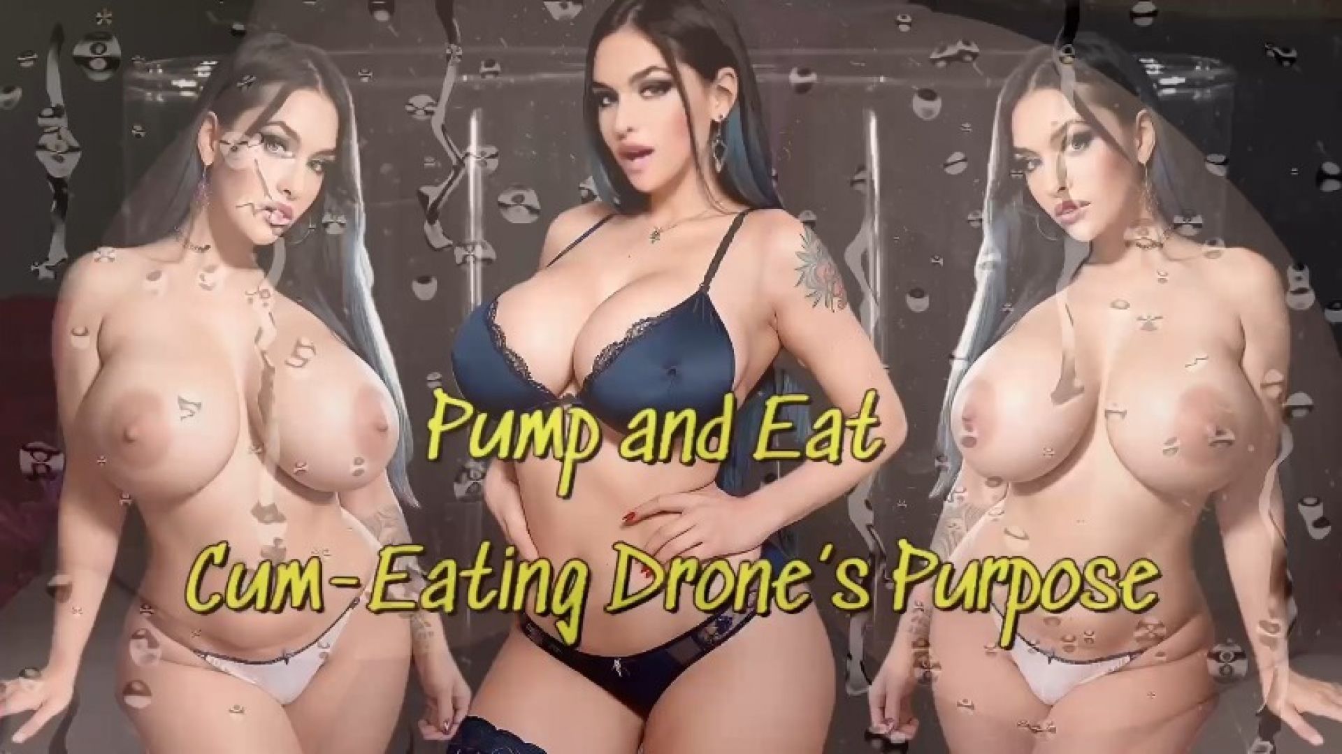 Pump and Eat - Cum-Eating Drones Purpose