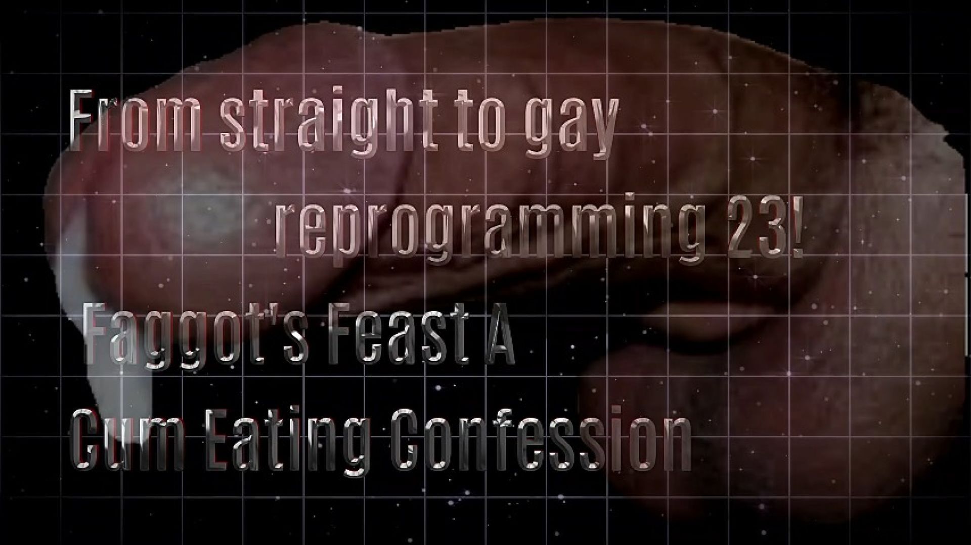 From straight to gay reprogramming 23! Faggot's Feast A