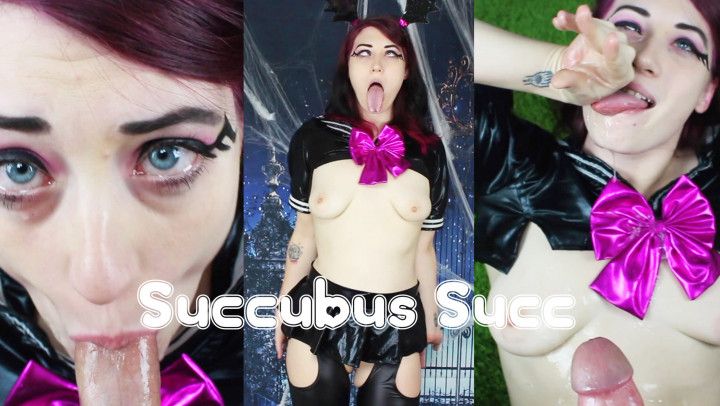 Succubus Succ Sloppy Blowjob