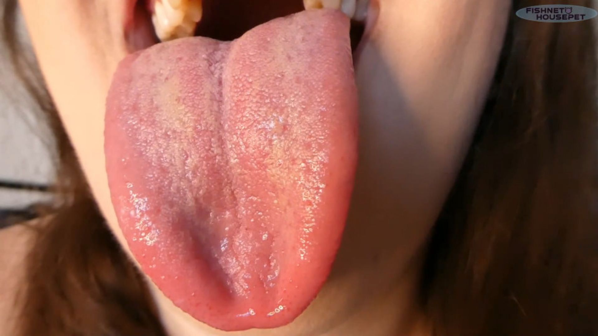 Big Strong Tongue Dripping Spit