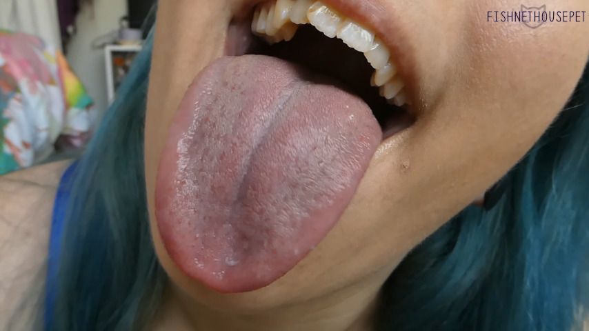 Tongue Flexing And Begging For Cum