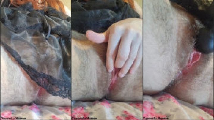 Hairy Pussy Close Up Masturbation