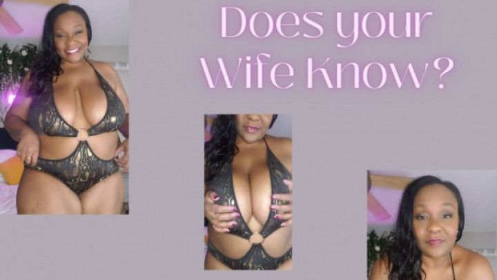 Does your Wife Know? Blackmail Fantasy - Homewrecker 720p CC