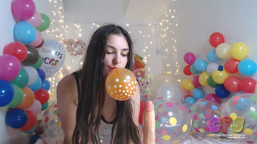 Lena Blow Pops While Sucking Your Cock