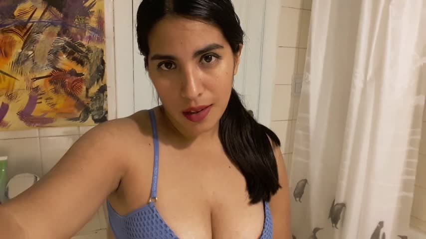 Latina wife peeing on your face SPANISH