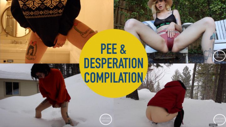 NUDE Pee &amp; Desperation Compilation