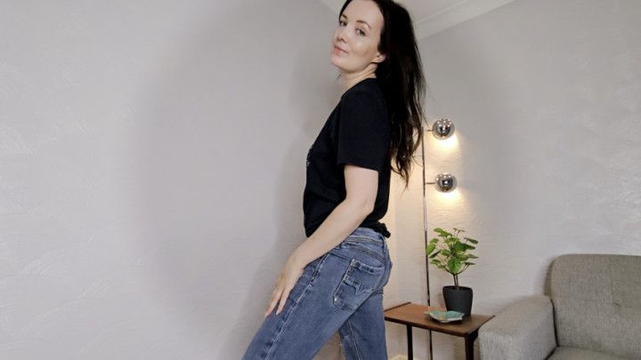 ASMR jeans wetting peeing