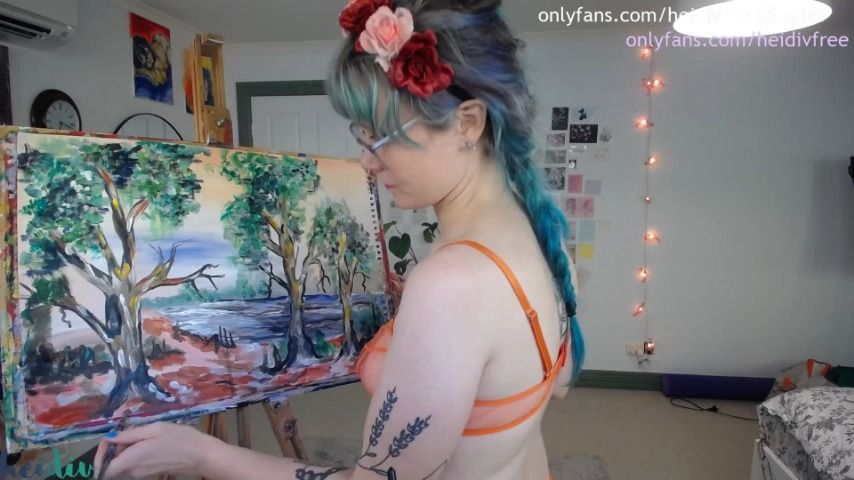 Nude painting livestream FREE VIDEO