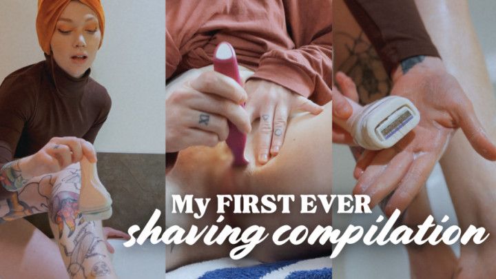 My first EVER shaving compilation