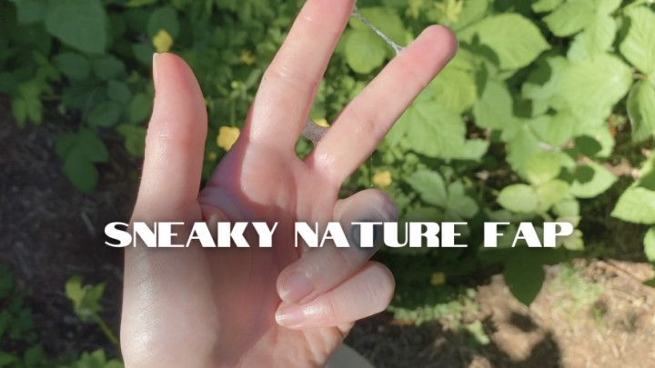 POV Amateur Sneaky Nature Fap