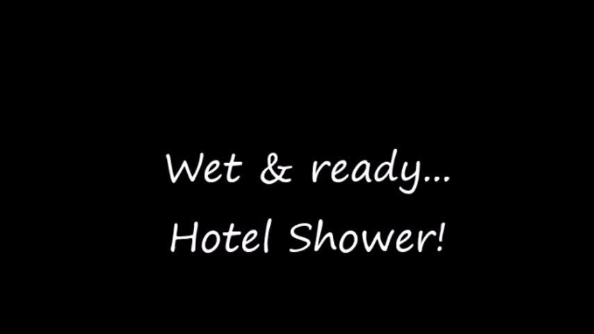 Hotel Shower Shaving Wash hair Solo sex