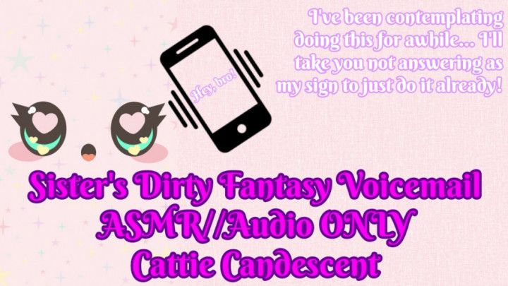 Sister's Dirty Fantasy Voicemail Audio